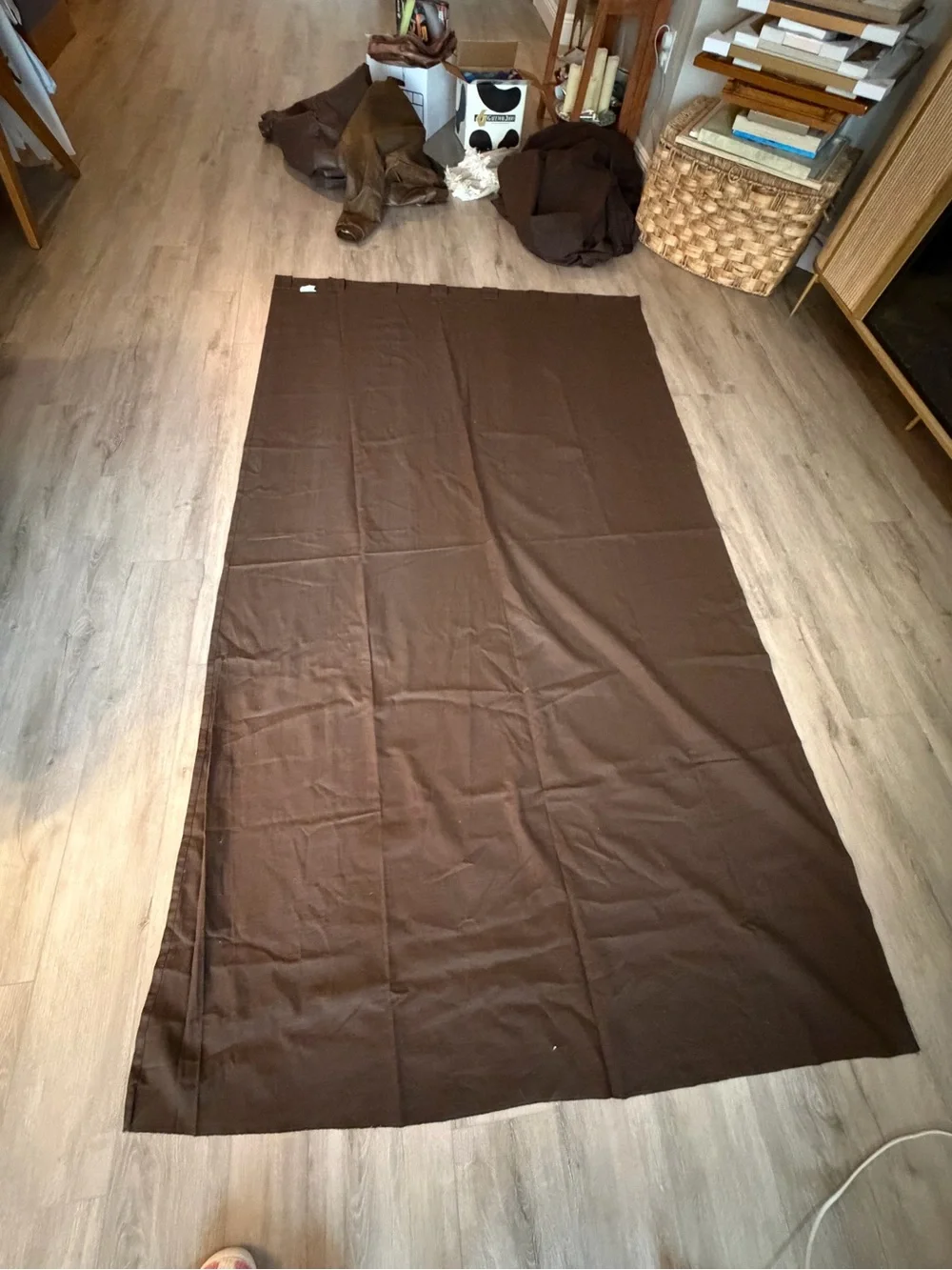 Brown Blackout Curtain Panels - Home Accents
